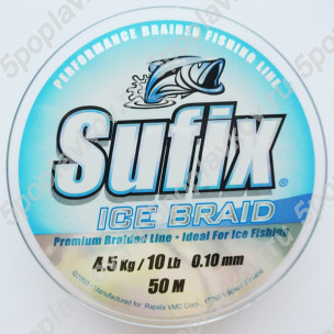 Шнур плетёный Sufix Ice Braid 50 м