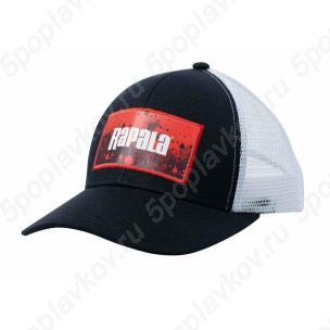 Кепка Rapala черная c сеткой Splash Trucker Cap - Black/Red