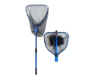 Подсачек с силиконовой сеткой, телескопический, 52*50 см.