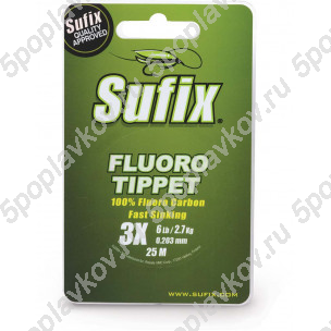 Леска Sufix Fluoro Tippet Clear прозрачная (25 м)