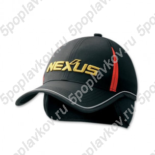 Кепка Shimano NEXUS Water Repellent Cap with ear warmer красная черная
