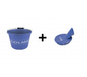 Пластиковое ведро для прикормки Colmic SECCHI (17 л.) + Мягкая крышка