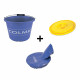 Пластиковое ведро для прикормки Colmic SECCHI (17 л.) + Мягкая + пластиковая крышка